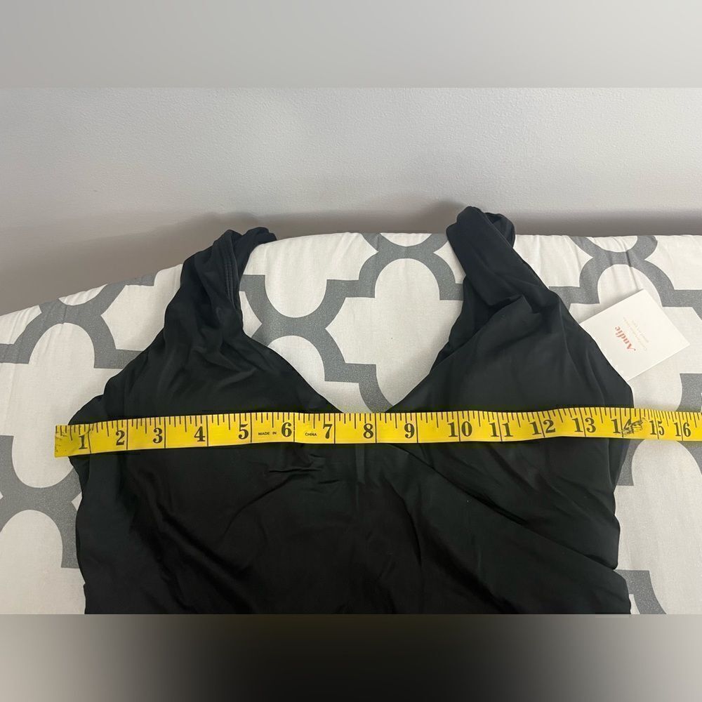 Andie Swim The Belmar One piece swimsuit size Medium Black NEW - Picture 7 of 10